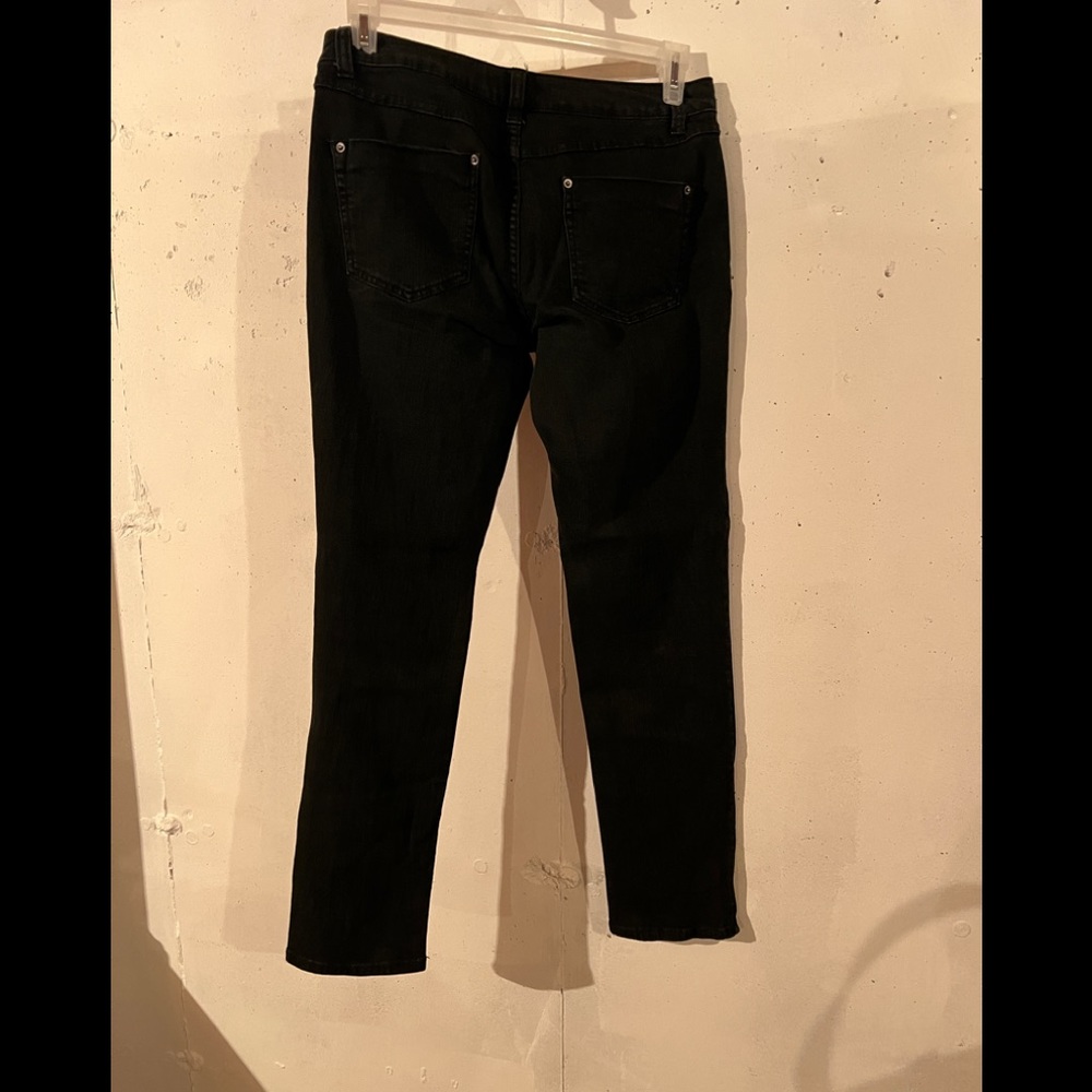 INC black skinny leg, regular fit jeans, size 10